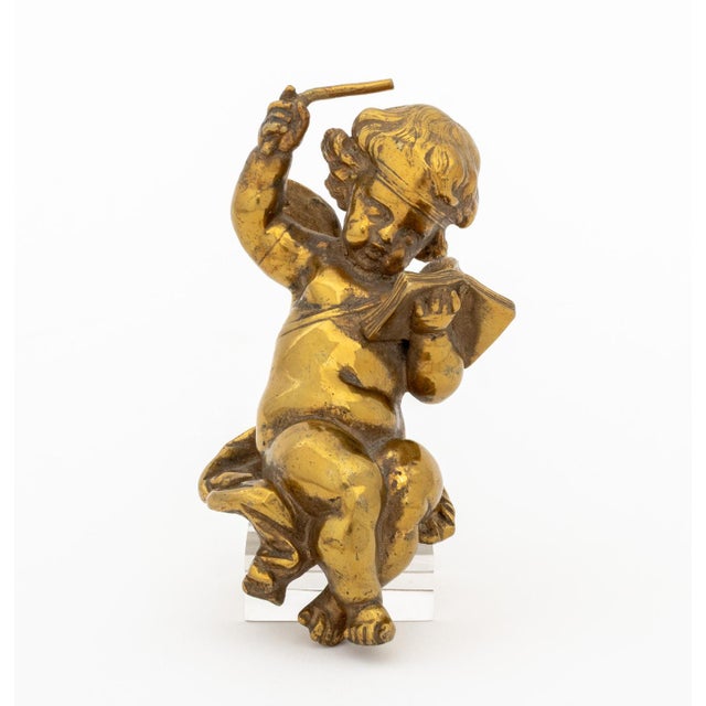 Bronze Rococo Style Gilt Bronze Architectural Mounts, 2 For Sale - Image 8 of 12