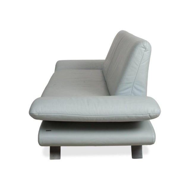 Rossini 2-Seater Sofa in Blue Leather from Koinor For Sale - Image 15 of 16