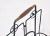 1950s Joseph Burlini Style Iron Magazine Rack For Sale In Detroit - Image 6 of 7