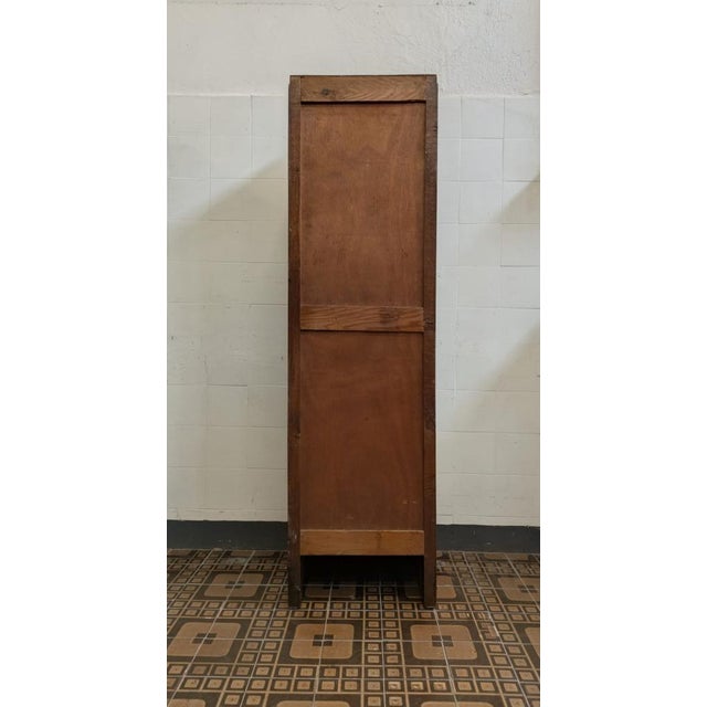 Antique File Cabinet with Sliding Doors, High-End, Single Unit, France, 1930s For Sale - Image 13 of 14