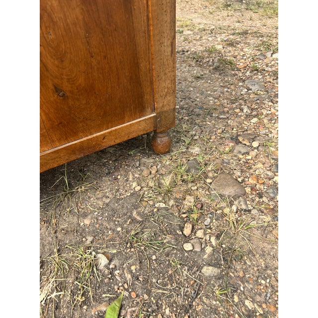Coffee French 19th Century Louis XVI Solid Walnut Commode For Sale - Image 8 of 12