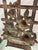 Early 20th Century Antique Iron Floral on Trellis in Basket Doorstop For Sale - Image 5 of 8