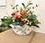 2020s Centerpiece Cheerful Faux Array in Vintage Hand Painted Italian Ceramic Scalloped Bowl For Sale - Image 5 of 7