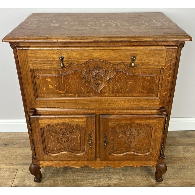 Vintage French Louis XIV Oak Sideboard For Sale - Image 18 of 18
