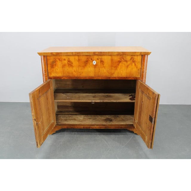 Cabinet with Writing Top in Walnut Finish, Former Czechoslovakia, 1930s For Sale - Image 13 of 18
