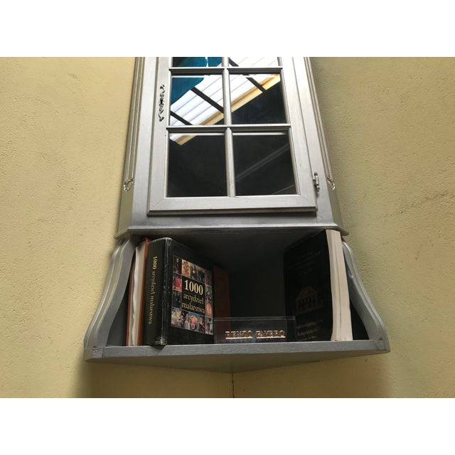 Corner Cabinet with Glass Doors, 1980s For Sale - Image 3 of 18