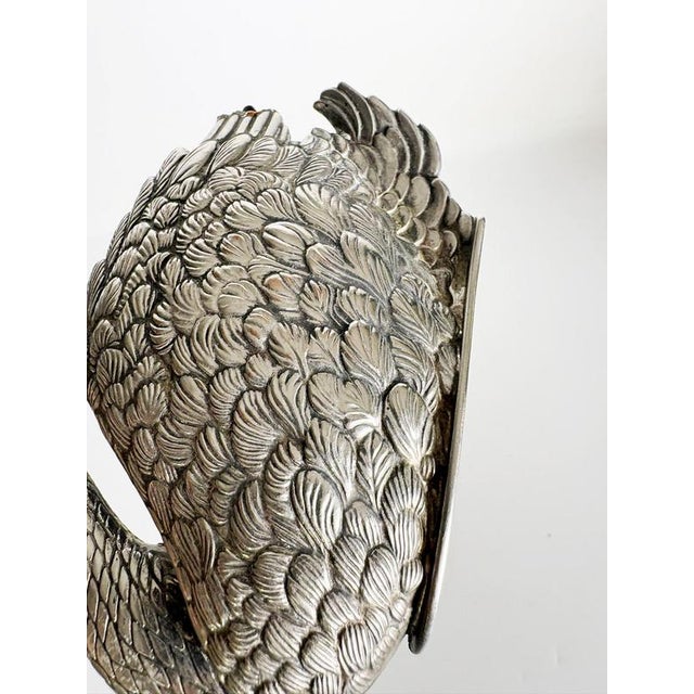 1970s Metal Swan Letter Holder, France, 1970s For Sale - Image 5 of 10