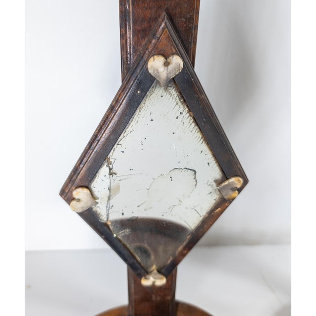 19th Century Rare Pair of Shaker or Sailor Made Mirrored Candle Sconces For Sale - Image 13 of 18