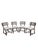 MCM Attributed to John Wisner for Ficks Reed Rattan & Bamboo Dining Chairs, Set of 6 For Sale - Image 10 of 12