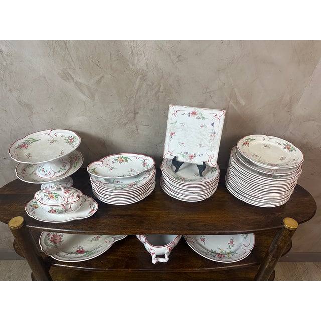 19th Century Service from Luneville, 1890s, Set of 49 For Sale - Image 13 of 18