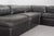 Animal Skin Modular Jeep Sofa in Grey Leather, 1970s, Set of 4 For Sale - Image 7 of 18