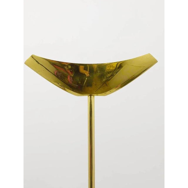 Gold Italian Brass Uplight Floor Lamp by Rodolfo Dordoni, 1980s For Sale - Image 8 of 11