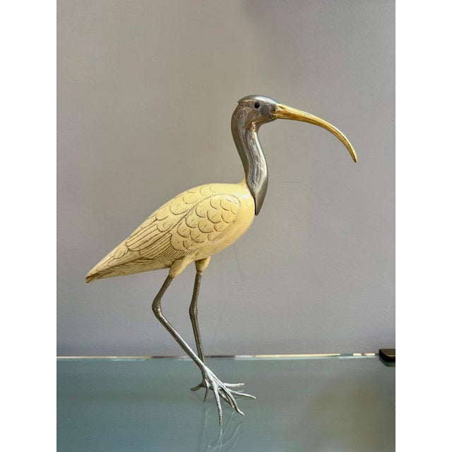 1950s Vintage Ibis Bird Sculptures by Elli Malevolti, 1950, Set of 2 For Sale - Image 5 of 16