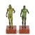 Bronze Replicas of the Riace Warriors on Marble Bases, Late 20th Century, Set of 2 For Sale - Image 3 of 6