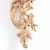 French Pair of French Louis XV Style Five-Light Gilt Brass Sconces For Sale - Image 3 of 9