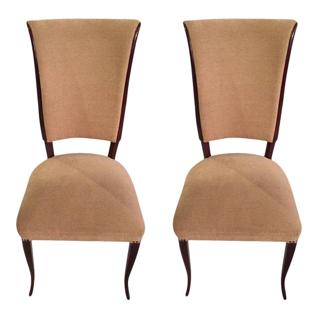 French Art Deco Side Chairs - a Pair For Sale