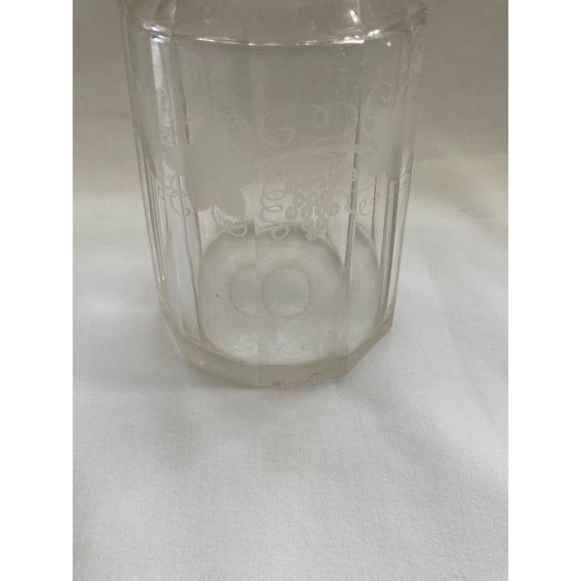 ANTIQUE American Brilliant Cut-Glass with Stopper. The BRILLIANT PERIOD is generally considered between 1876 and 1916.