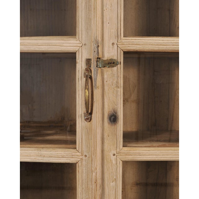 Wood Country French Bleached Oak Bookcase Bibliotheque Cabinet 8 Ft For Sale - Image 7 of 18