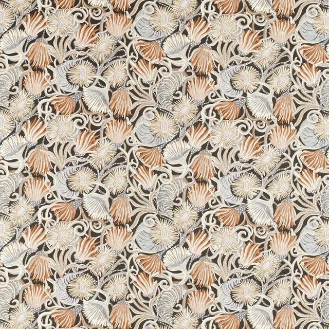 Harlequin Montipora Fabric in Harissa/Slate/Insence - a Sample For Sale