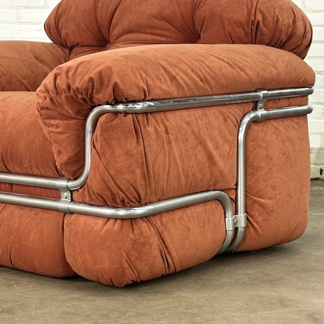 Italian Armchair by Adriano Piazzesi For Sale - Image 3 of 8