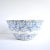 American Antique Large 19th-Century Blue and White Spongeware Bowl For Sale - Image 3 of 10