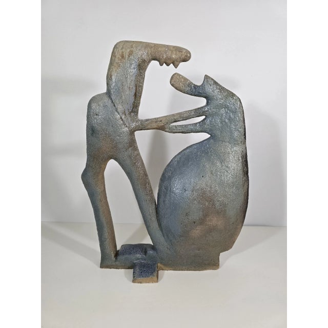Ceramic Ceramic Sculpture by Colette Coussy, France, 1980 For Sale - Image 7 of 12