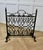 Metal Gothic Wrought Iron Fire Screen For Sale - Image 7 of 7