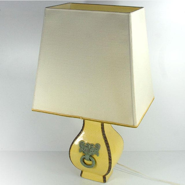 Ceramic Ceramic Table Lamp in the style of Ugo Zaccagnini, 1960s For Sale - Image 7 of 11