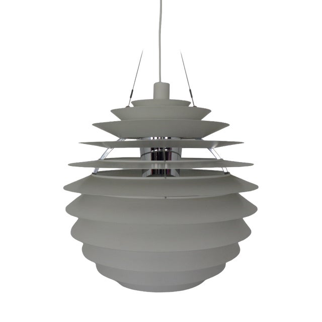 PH Louvre Pendant Lamp by Poul Henningsen for Louis Poulsen, Denmark, 1950s For Sale