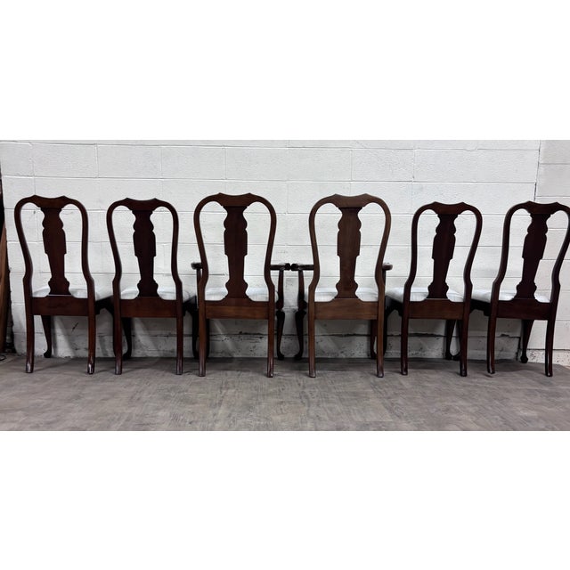 Vintage Pennsylvania House Queen Anne Dining Chairs - Full Set of 6 For Sale - Image 11 of 16