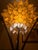 Vintage Brutalist Capiz Shell "Lotus" Floor Lamp With Hand-Wrapped Copper Binding For Sale - Image 11 of 12