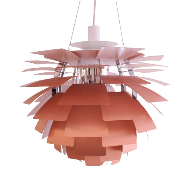 PH Artichoke Lamp in Brushed Copper by Poul Henningsen for Louis Poulsen, 1980s For Sale - Image 13 of 13
