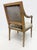 Wood Vintage Italian Neoclassical Carved Wood Armchairs, Newly Upholstered, Pair For Sale - Image 7 of 12