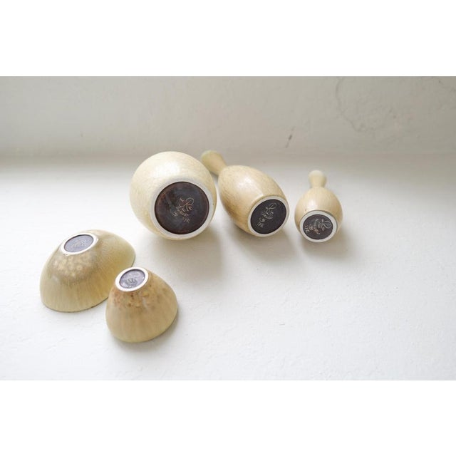 Mid-Century Modern Vessels attributed to Carl-Harry Stålhane for Rörstrand, Sweden, 1950s, Set of 5 For Sale - Image 11 of 13