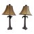 1980s Coastal Palm Tree Lamps - a Pair For Sale