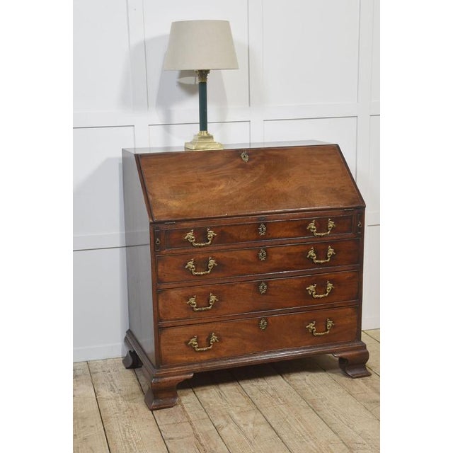 George III Mahogany Bureau For Sale - Image 5 of 15
