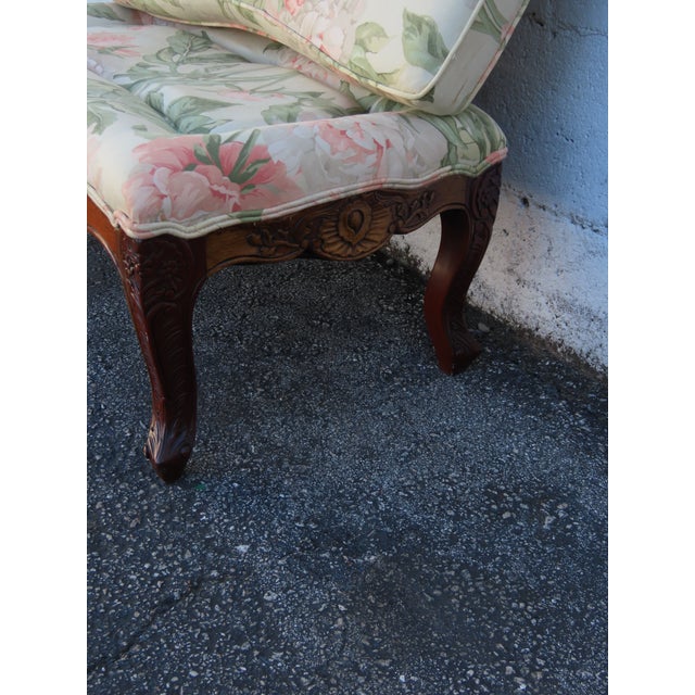 French Carved Large Stool Footstool Ottoman 6308 For Sale In Miami - Image 6 of 18