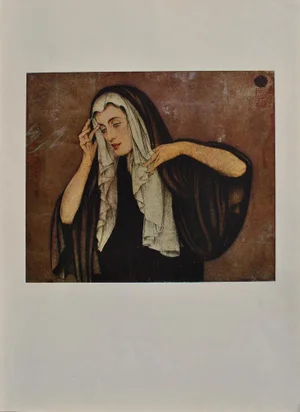 Walter Sauer, The Nun, Signed Engraving