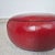 Vintage Red Round Pouf, Italy, 1960s For Sale - Image 6 of 8