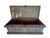 Wood Rustic Gray Wood Tool Box Trunk For Sale - Image 7 of 9