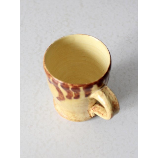 Late 20th Century Vintage Studio Pottery Mug For Sale - Image 5 of 11