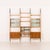 1960s Mid-Century Floor to Celling Wall Unit in Teak and Ash, Czechoslovakia, 1960s For Sale - Image 5 of 18