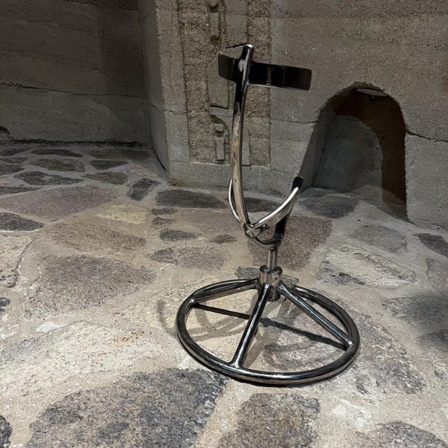 1970s 1970s Vintage Chrome Saxaphone Holder Music Stand For Sale - Image 5 of 5