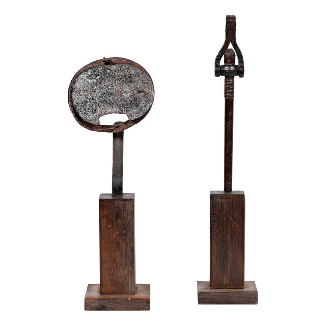 Iron Sculptures by Rolf Hans, Set of 2 For Sale