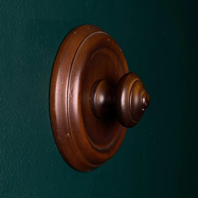 Wood Art Deco Style Wooden Hangers, Italy, 1950s, Set of 2 For Sale - Image 7 of 16