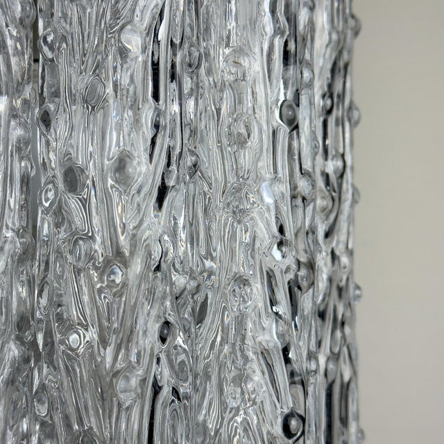 Vintage Murano Glass Tronchi Chandelier by Toni Zuccheri for Venini, Italy, 1960s For Sale - Image 17 of 18
