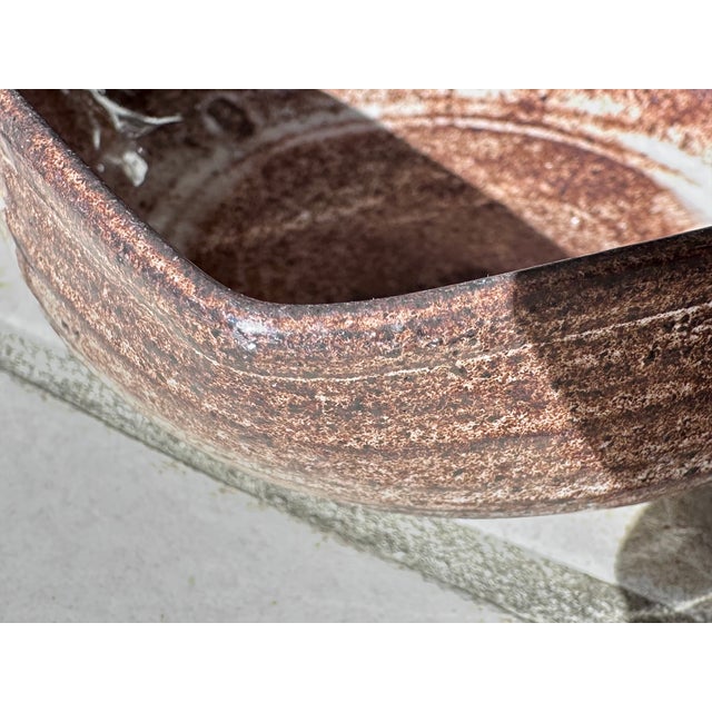 Ceramic Square Handcrafted Ceramic Art Bowls from Serocka, Germany, 1970s, Set of 3 For Sale - Image 7 of 15