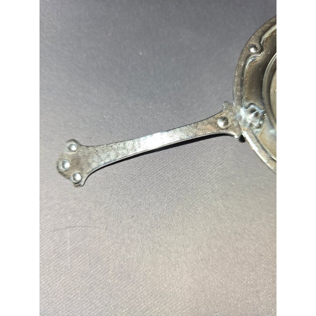 1940s Sterling Silver Tea Strainer For Sale In Los Angeles - Image 6 of 8