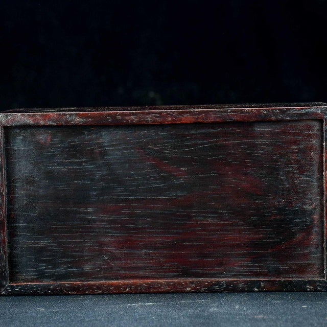 1980s Rosewood & Mother-of-Pearl Inlay Jewelry Box – Floral & Bird Motif For Sale In Los Angeles - Image 6 of 9