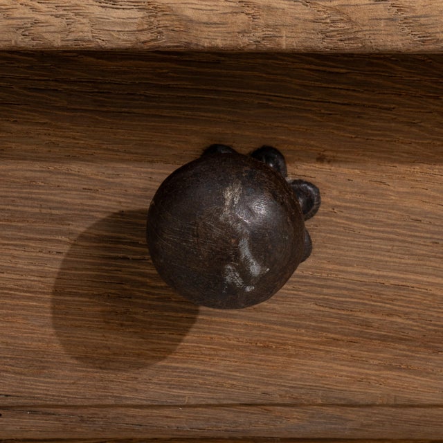 French Provincial French Provincial Oak Coffee Table with Drawer, Circa 1970 For Sale - Image 3 of 14